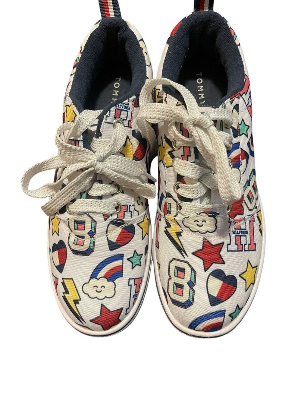 Heelys Pro 20 Printed Tommy Hilfiger Wheeled Sneaker Shoes Womens 7 Youth 6